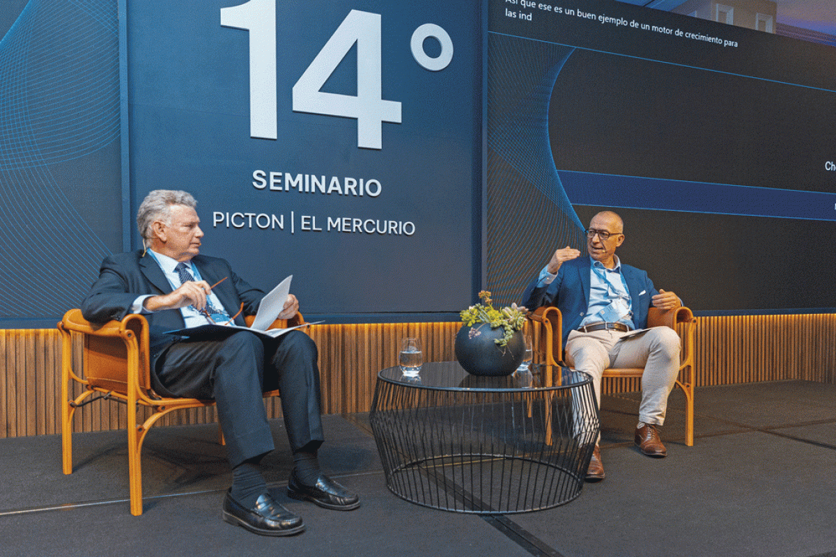 El presidente de Consorcio, Patricio Parodi, junto al fundador de Archimed, Denis Ribon. Foto: Jonathan Durán.