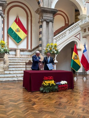Presidentes de Chile y Bolivia firman declaración en que reafirman voluntad de evaluar una futura interconexión eléctrica