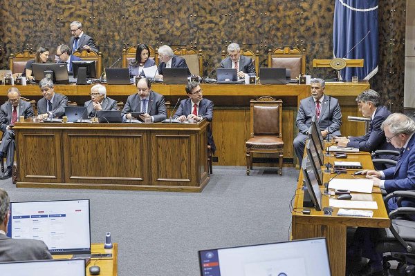 El Senado, en una sesión especial, abordó ayer la caída de los fondos más conservadores del sistema previsional. Foto: Senado